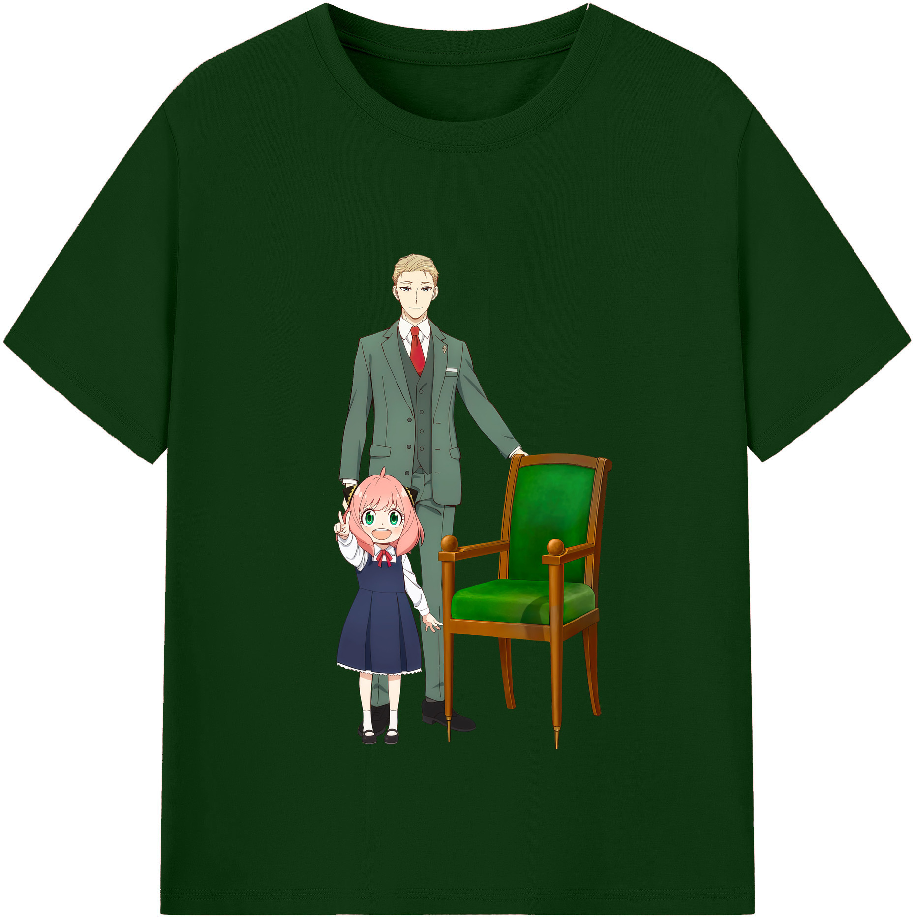 （画像用） SPY×FAMILY间谍家家酒 綿100％半袖Tシャツ（フロントプリント）